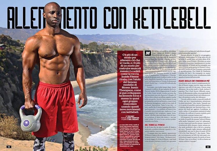 jamin thompson inside fitness magazine italia